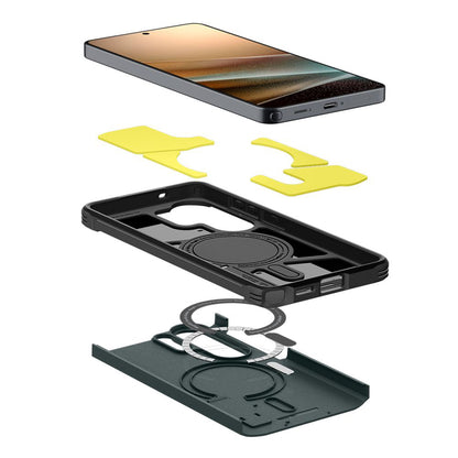 Futrola MagSafe za Samsung Galaxy S26 Ultra S948, Spigen, Tough Armor, Zelena ACS10686