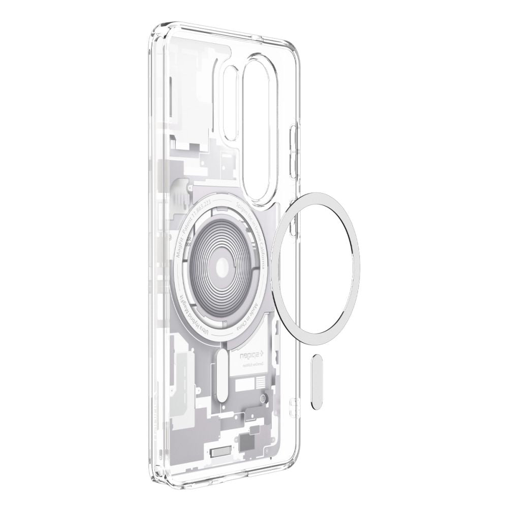 Futrola MagSafe za Samsung Galaxy S26 Ultra S948, Spigen, Ultra Hybrid Zero One, Bela ACS10683