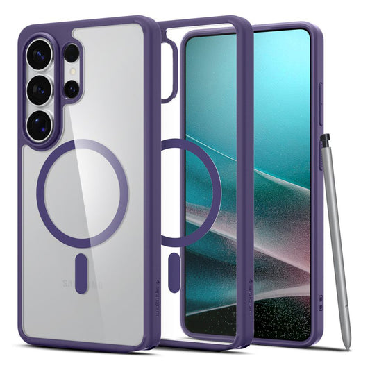 Husa MagSafe za Samsung Galaxy S26 Ultra S948, Spigen, Ultra Hybrid, Tamno Ljubičasta ACS11208