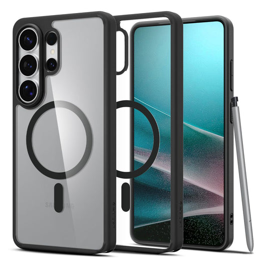 Husa MagSafe za Samsung Galaxy S26 Ultra S948, Spigen, Ultra Hybrid, Crna Mat ACS10680