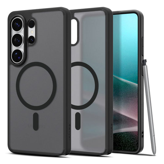 Futrola MagSafe za Samsung Galaxy S26 Ultra S948, Spigen, Ultra Hybrid, Crna Satin ACS10681
