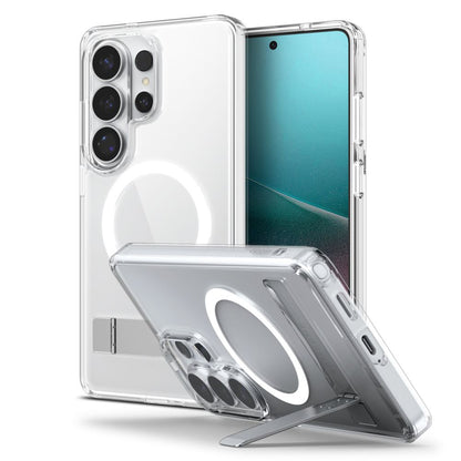 Futrola MagSafe za Samsung Galaxy S26 Ultra S948, Spigen, Ultra Hybrid S, Transparent Bela ACS11032