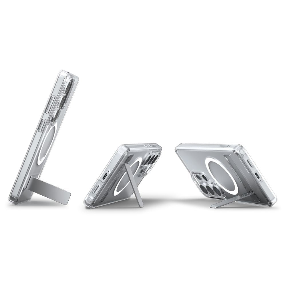 Futrola MagSafe za Samsung Galaxy S26 Ultra S948, Spigen, Ultra Hybrid S, Transparent Bela ACS11032