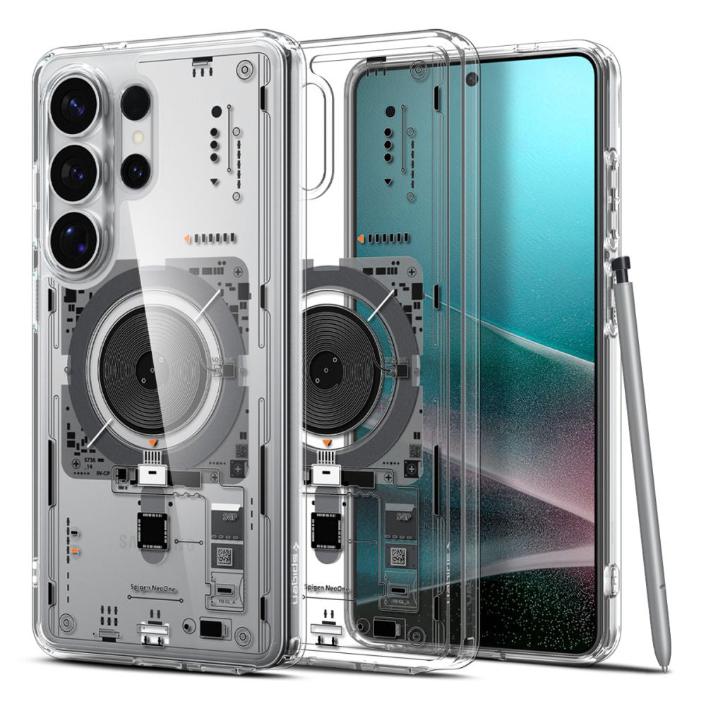 Husa MagSafe za Samsung Galaxy S26 Ultra S948, Spigen, Ultra Hybrid Neo One, Transparentna ACS11206