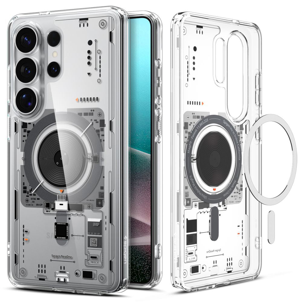 Husa MagSafe za Samsung Galaxy S26 Ultra S948, Spigen, Ultra Hybrid Neo One, Transparentna ACS11206