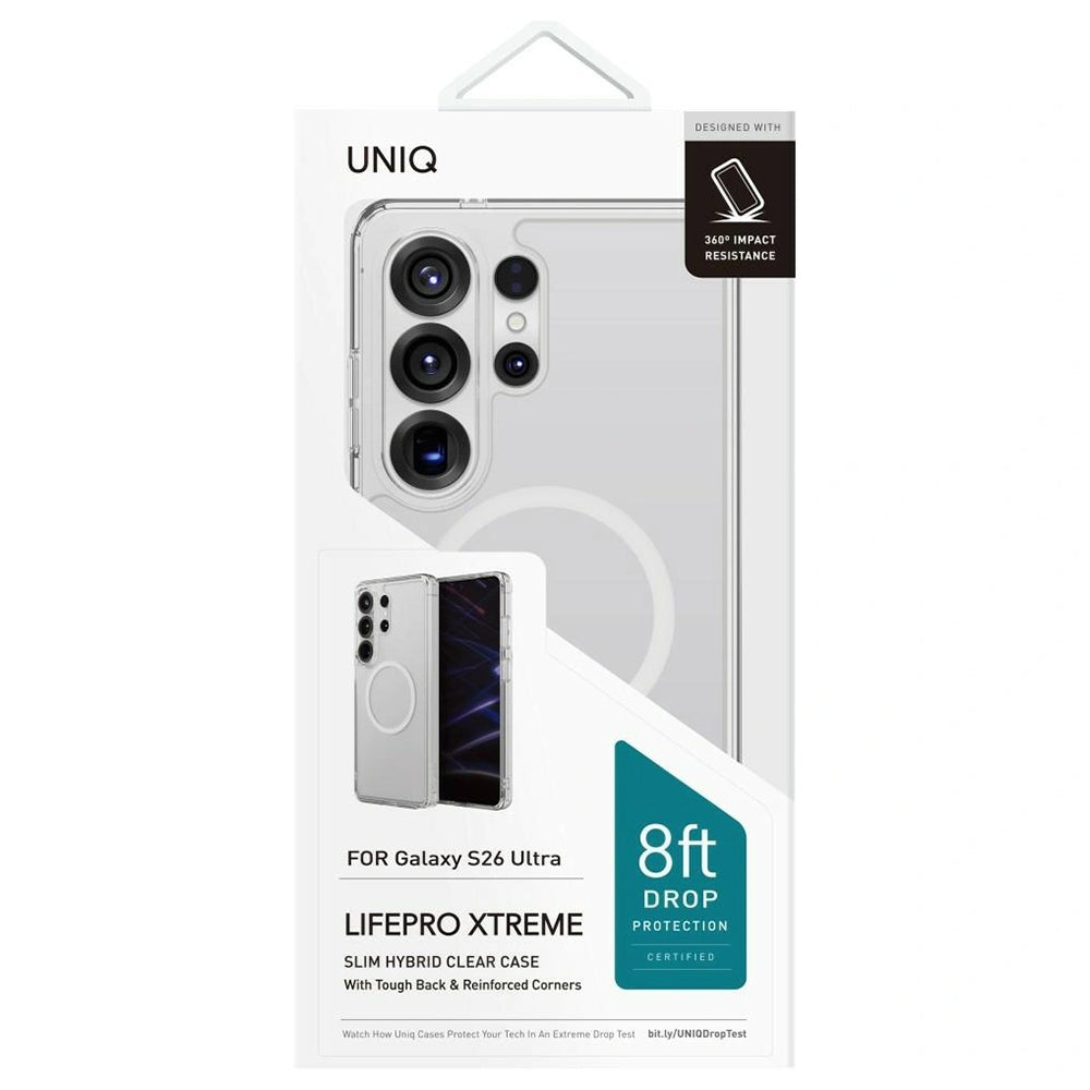 Futrola MagSafe za Samsung Galaxy S26 Ultra S948, UNIQ, LifePro Xtreme MagClick, Providna