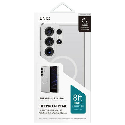 Futrola MagSafe za Samsung Galaxy S26 Ultra S948, UNIQ, LifePro Xtreme MagClick, Providna