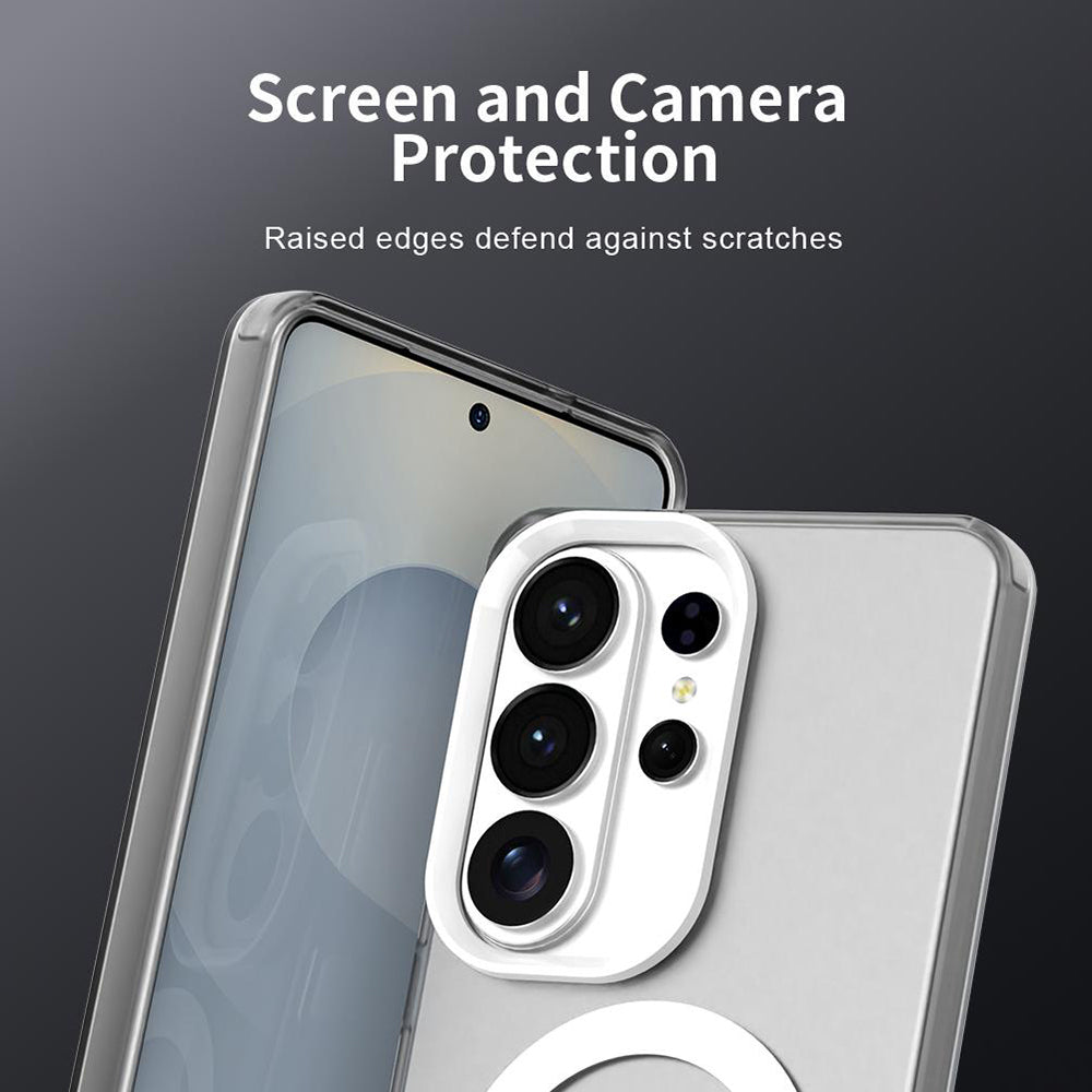 Futrola MagSafe za Samsung Galaxy S26 Ultra, Techsuit, CandyCase, Bela