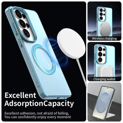 Futrola MagSafe za Samsung Galaxy S26 Ultra S948, Techsuit, CandyCase, Plava
