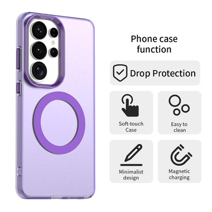 Futrola MagSafe za Samsung Galaxy S26 Ultra S948, Techsuit, CandyCase, Ljubičasta