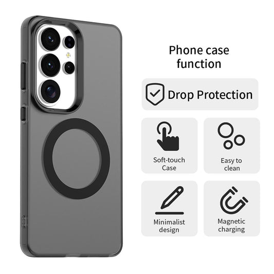 Futrola MagSafe za Samsung Galaxy S26 Ultra, Techsuit, CandyCase, Crna