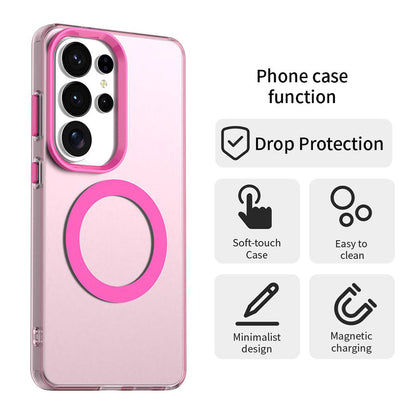 Futrola MagSafe za Samsung Galaxy S26 Ultra S948, Techsuit, CandyCase, Roze