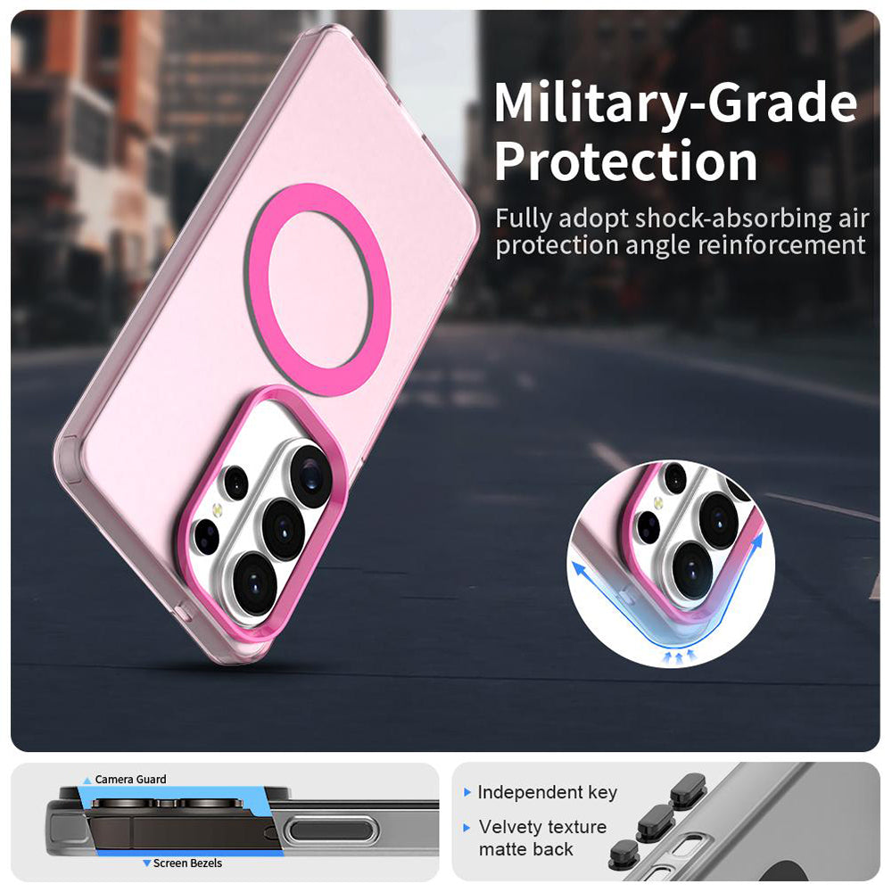 Futrola MagSafe za Samsung Galaxy S26 Ultra S948, Techsuit, CandyCase, Roze