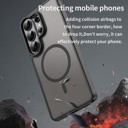 Futrola MagSafe za Samsung Galaxy S26 Ultra, Techsuit, HaloFrost II, Crna