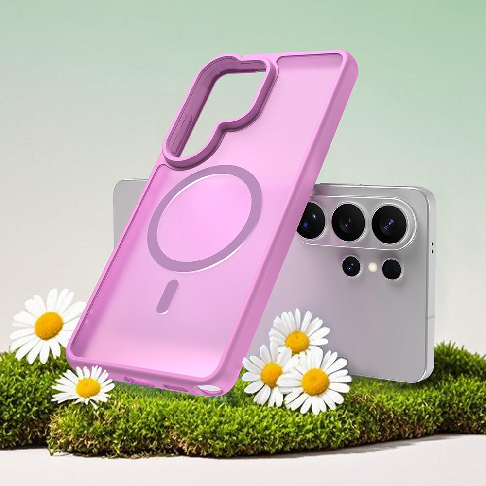 Futrola MagSafe za Samsung Galaxy S26 Ultra S948, Techsuit, HaloFrost II, Narandžasta