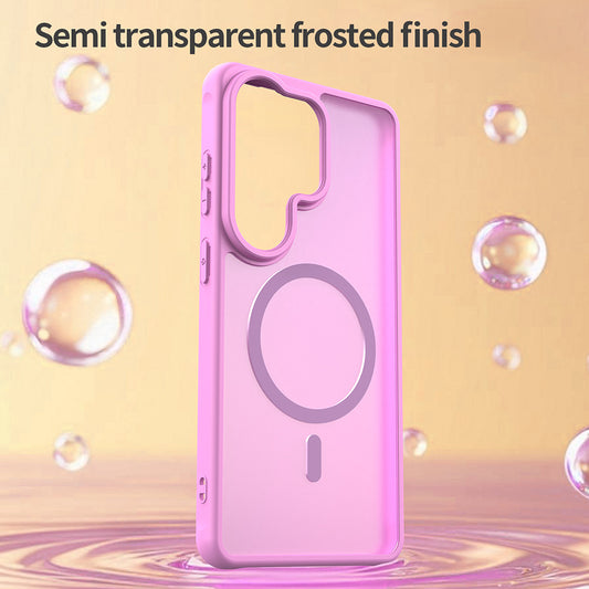 Futrola MagSafe za Samsung Galaxy S26 Ultra, Techsuit, HaloFrost II, Roze