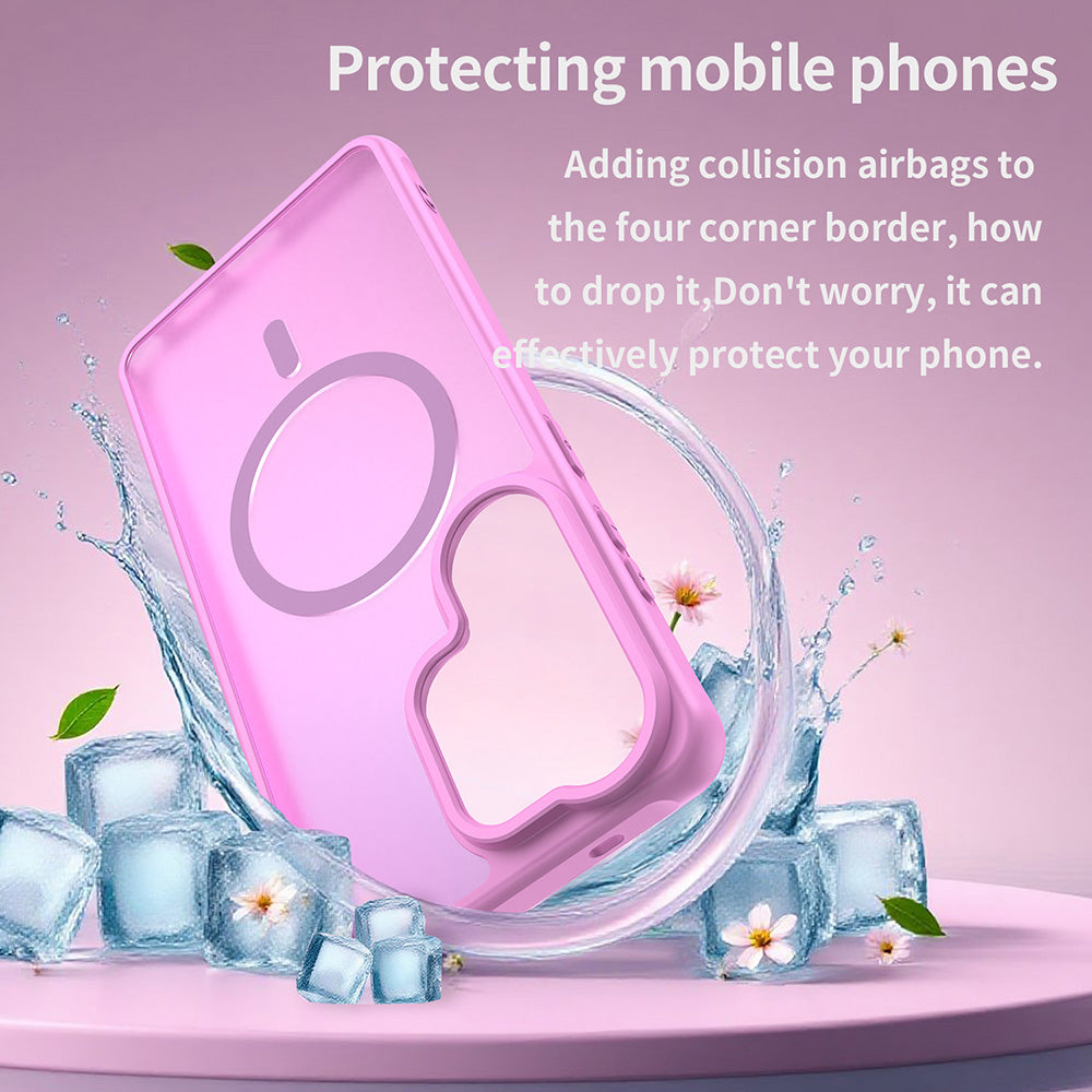 Futrola MagSafe za Samsung Galaxy S26 Ultra, Techsuit, HaloFrost II, Roze