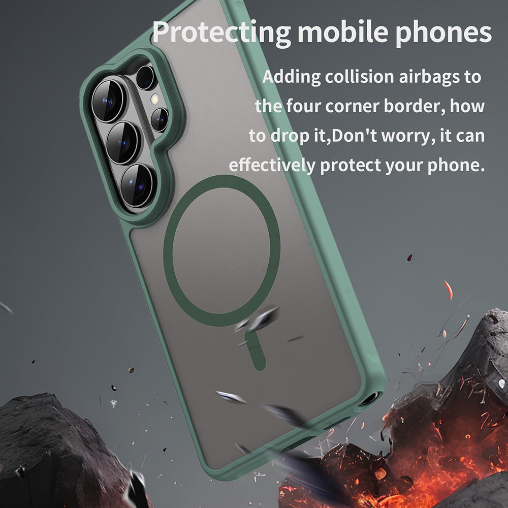 Futrola MagSafe za Samsung Galaxy S26 Ultra, Techsuit, HaloFrost II, Zelena