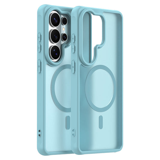 Futrola MagSafe za Samsung Galaxy S26 Ultra, Techsuit, HaloFrost II, Svijetlo Zelena