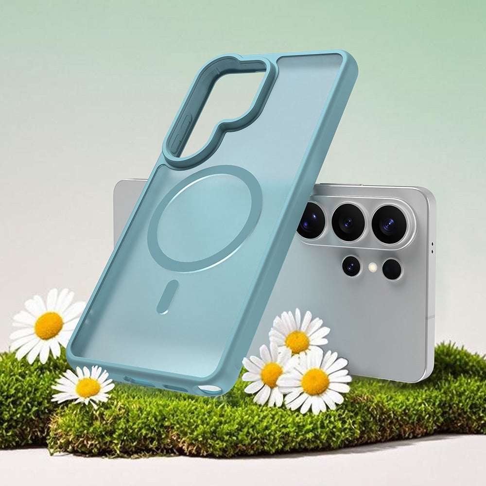 Futrola MagSafe za Samsung Galaxy S26 Ultra, Techsuit, HaloFrost II, Svijetlo Zelena