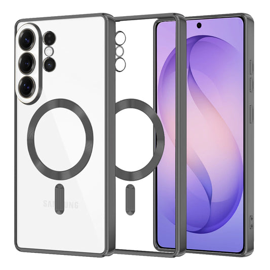 Husa MagSafe za Samsung Galaxy S26 Ultra, Techsuit, Luxury Crystal, Crna