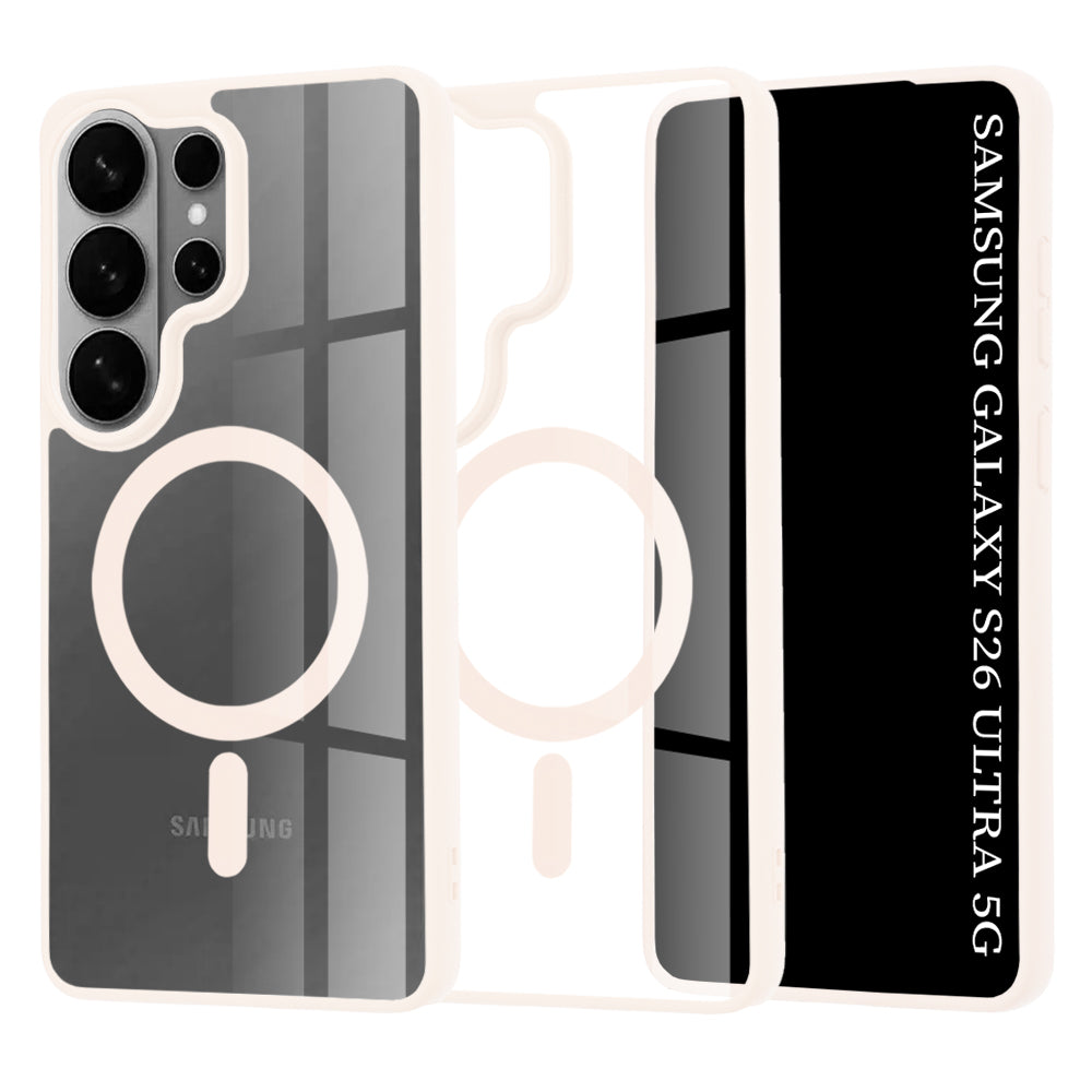 Futrola MagSafe za Samsung Galaxy S26 Ultra, Techsuit, Pro, Roze