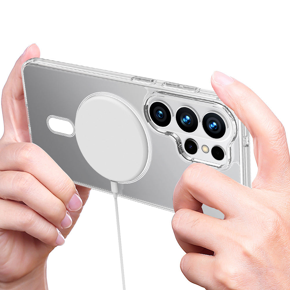 Futrola MagSafe za Samsung Galaxy S26 Ultra, Techsuit, Pro, Transparentna