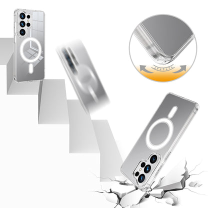 Futrola MagSafe za Samsung Galaxy S26 Ultra, Techsuit, Pro, Transparentna