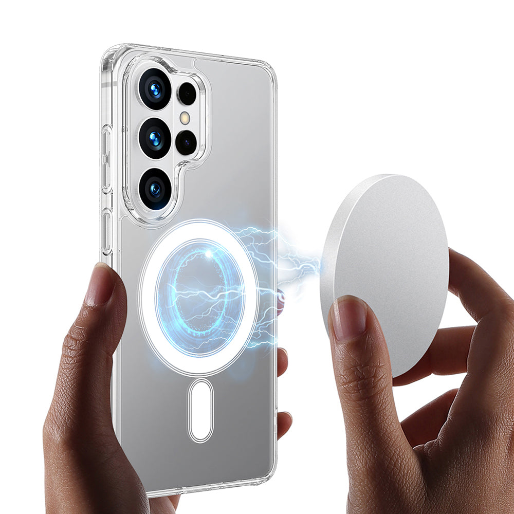 Futrola MagSafe za Samsung Galaxy S26 Ultra, Techsuit, Pro, Transparentna