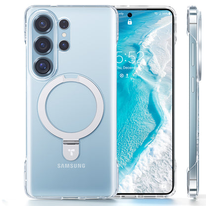 Futrola MagSafe za Samsung Galaxy S26 Ultra, Torras, Ostand Slim, Transparentna