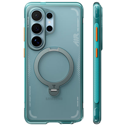 Futrola MagSafe za Samsung Galaxy S26 Ultra, Torras, Ostand Spin Air, Zelena