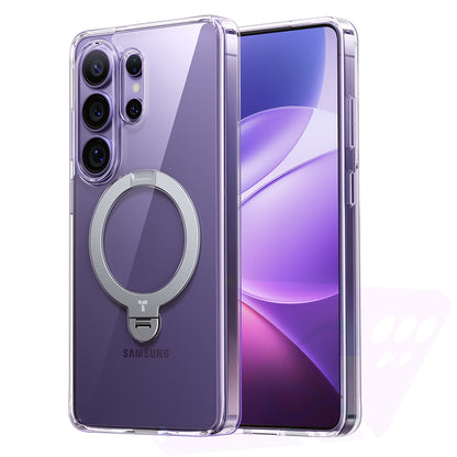 Futrola MagSafe za Samsung Galaxy S26 Ultra, Torras, Ostand Spin, Transparentna