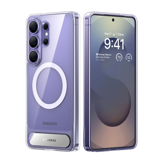 Futrola MagSafe za Samsung Galaxy S26 Ultra, Torras, Pstand, Transparentna