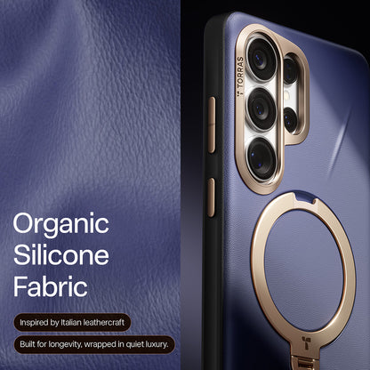 Futrola MagSafe za Samsung Galaxy S26 Ultra, Torras, QPRO Leather, Ljubičasta