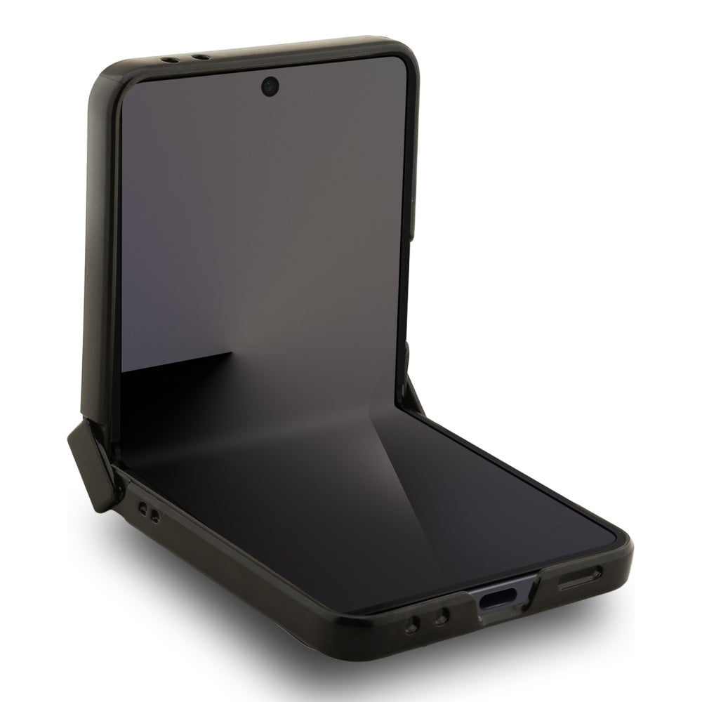 Futrola MagSafe za Samsung Galaxy Z Flip7 F766, Karl Lagerfeld, Karl & Choupette Pins, Crna