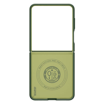 Husa MagSafe za Samsung Galaxy Z Flip7 F766, Spigen, Caseology Nano Pop, Zelena ACS11159