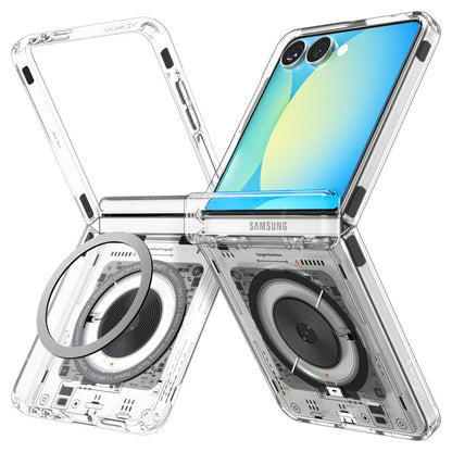 Futrola MagSafe za Samsung Galaxy Z Flip7 F766, Spigen, Ultra Hybrid Pro Neo One, Transparentna ACS09560