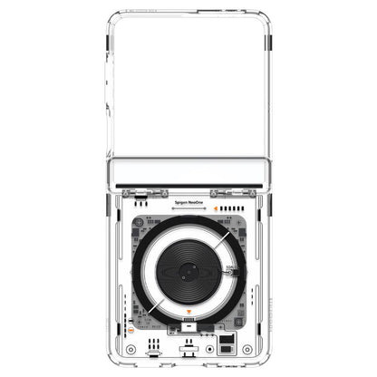 Futrola MagSafe za Samsung Galaxy Z Flip7 F766, Spigen, Ultra Hybrid Pro Neo One, Transparentna ACS09560
