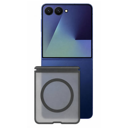 MagSafe futrola za Samsung Galaxy Z Flip8 F776, Blueo, prijatna za kožu, otporna na padove, crna satenska