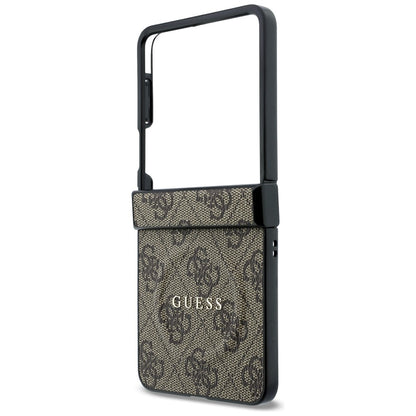 MagSafe futrola za Samsung Galaxy Z Flip8 F776, Guess, 4G Leather Classic, Braon