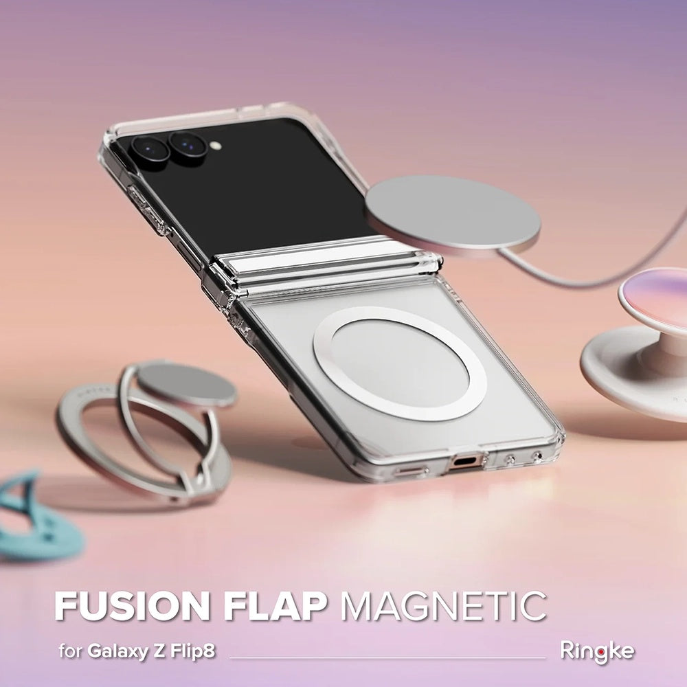 MagSafe futrola za Samsung Galaxy Z Flip8 F776, Ringke, Fusion Flap, Providna