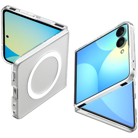 MagSafe futrola za Samsung Galaxy Z Flip8 F776, Spigen, Air Skin, Providna Bela ACS11521