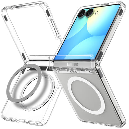 MagSafe futrola za Samsung Galaxy Z Flip8 F776, Spigen, Ultra Hybrid Pro, Providna Bela ACS11524