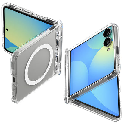 MagSafe futrola za Samsung Galaxy Z Flip8 F776, Spigen, Ultra Hybrid Pro, Providna Bela ACS11524