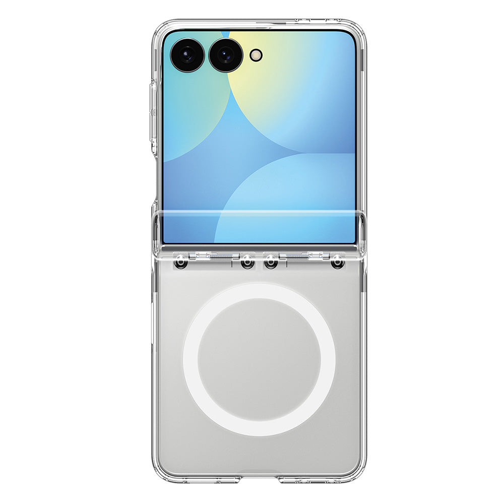 MagSafe futrola za Samsung Galaxy Z Flip8 F776, Spigen, Ultra Hybrid Pro, Providna Bela ACS11524