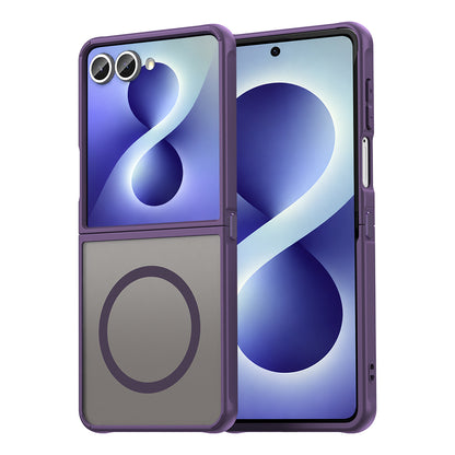 MagSafe futrola za Samsung Galaxy Z Flip8 F776, Techsuit, HaloFrost II, Ljubičasta