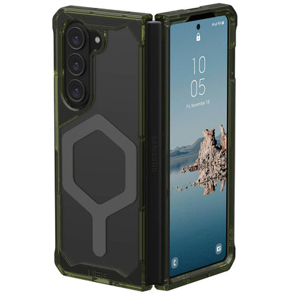 MagSafe futrola za Samsung Galaxy Z Fold5 F946, Urban Armor Gear, Plyo Pro, Zelena Siva