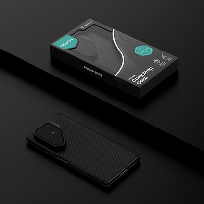 MagSafe futrola za Samsung Galaxy Z Fold7 F966, Nillkin, CarboProp sa providnim crnim poklopcem za objektiv, Crna