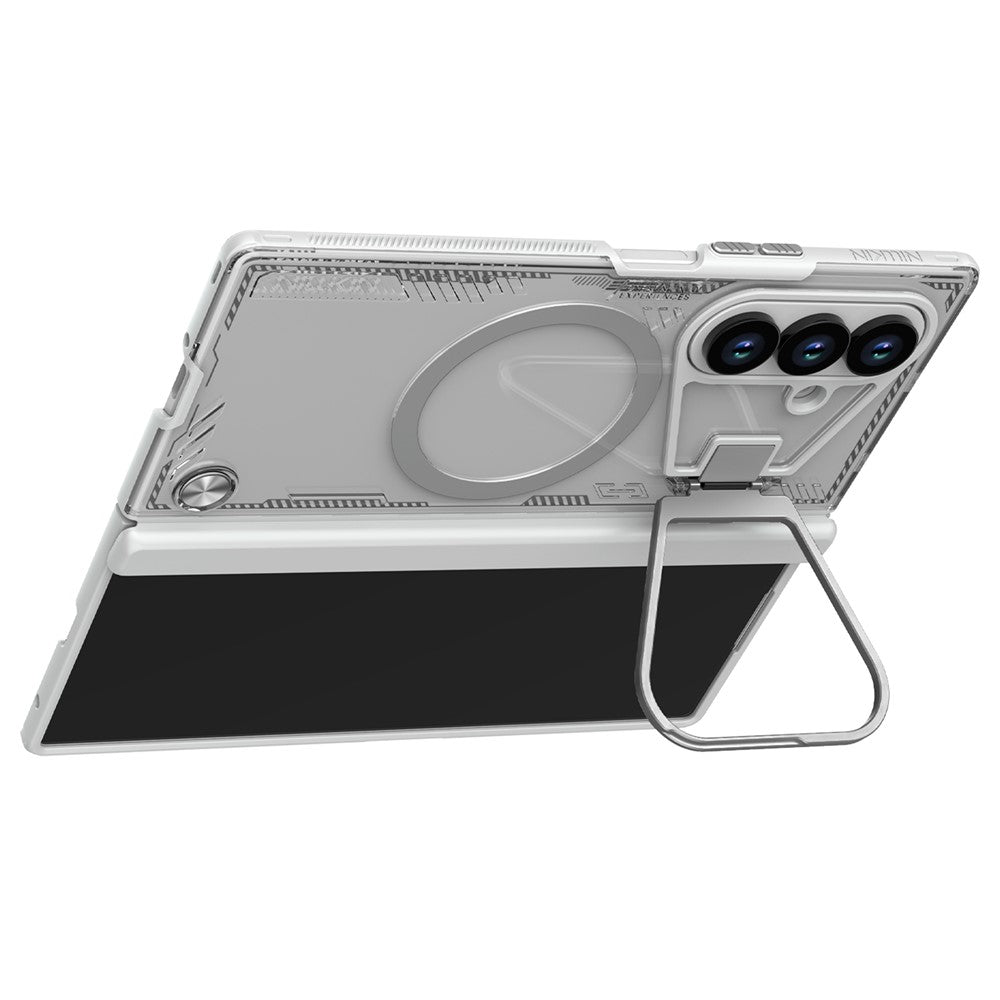 MagSafe futrola za Samsung Galaxy Z Fold7 F966, Nillkin, Iceblade Prop sa izrezom za kameru, Siva