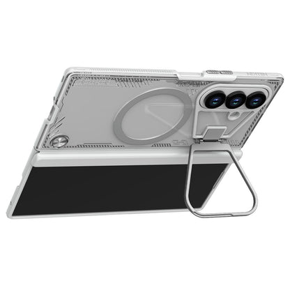 MagSafe futrola za Samsung Galaxy Z Fold7 F966, Nillkin, Iceblade Prop sa izrezom za kameru, Siva